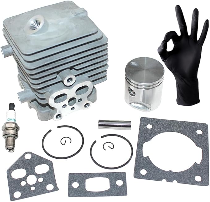 Cylinder Piston Kit for Stihl BG56 BG56C SH56 SH56C BG86 BG86C BR200 SH86 SH86C SR2004241 020 12034241 020 1204