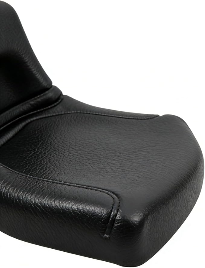 Universal Tractor Seat Heavy-Duty Black Vinyl Lawn Mower Seat - Easy Install Ideal for Lawn Mowers Utility Carts &amp Cleaning Machines