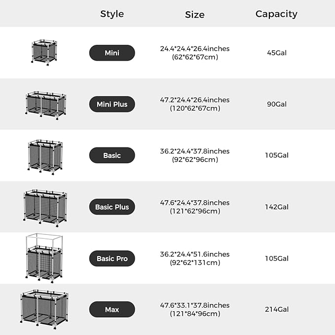 Pool Storage Bin 214 Gallons Holder for Noodles Toys Floats Towels Large Mesh Organizer for Swimming Equipments Max Style