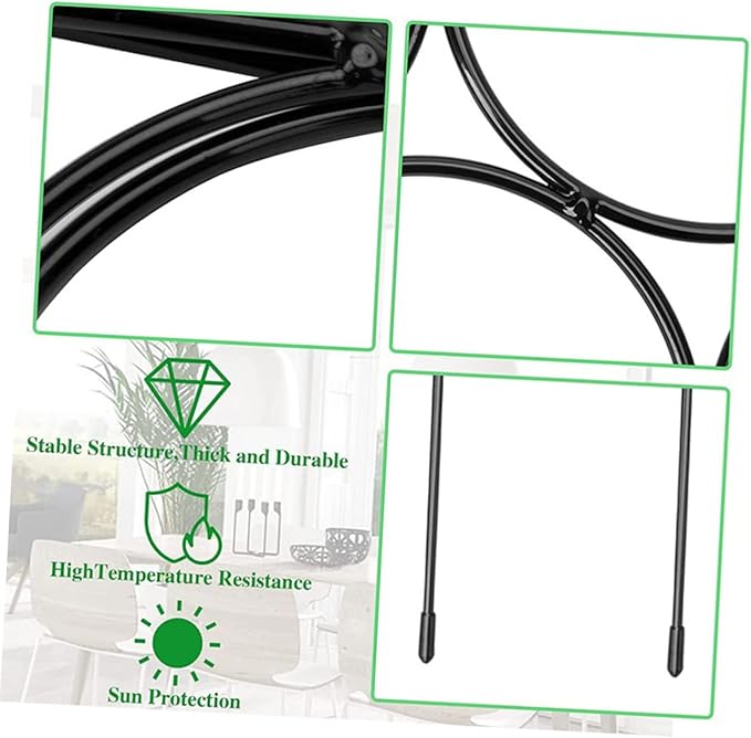 Happyyami 8 Pcs Iron Garden Trellis As i Am Indoor Plant Trellis Climbing Trellis Plant Star Trellis Garden Trellis for Climbing Plants Indoor Cucumber Trellis Indoor Trellis Metal Planter