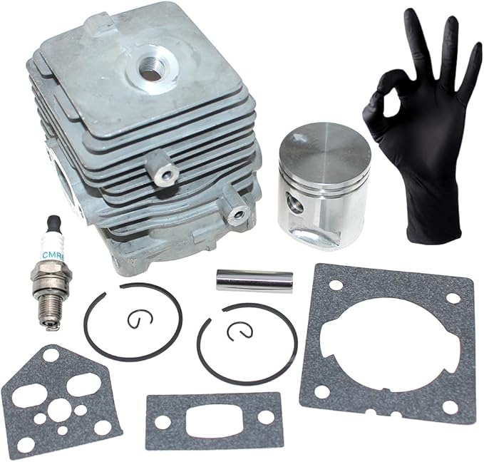Cylinder Piston Kit for Stihl BG56 BG56C SH56 SH56C BG86 BG86C BR200 SH86 SH86C SR2004241 020 12034241 020 1204