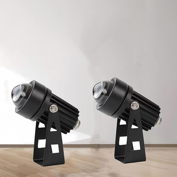 2pcs Led Spot Lights - Led Beam Light 5W Outdoor Wall Lamp Landscape Lighting IP65 Waterproof LED Spotlight Narrow Beam Spotlight for Garden Courtyard Landscape Lighting(White)