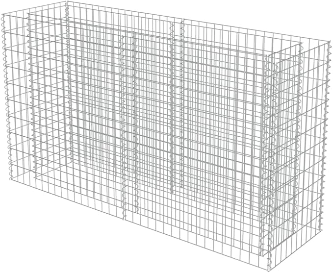 YAFF Gabion Raised Bed-HexagonalOutdoor Landscape for GardenBackyardPatioBalcony70.9x19.7x39.4