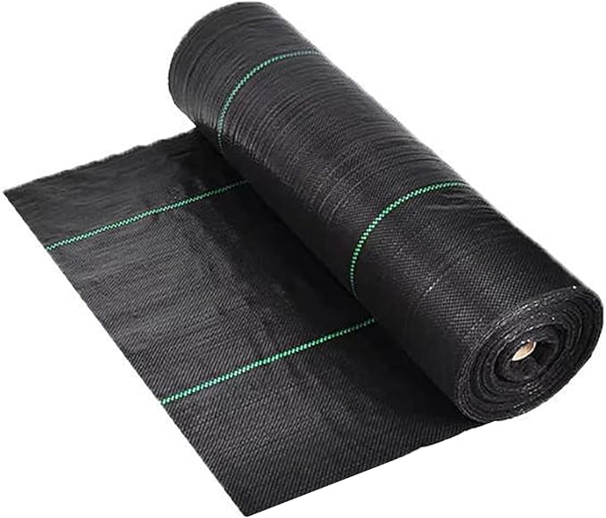 Landscaping Fabric|Weed Barrier Fabric 1.3x98.4ft Gardening Weed Barrier Heavy-Duty Ground Cover Black Blacking Sunlight Drainage for Garden Bed Agriculture