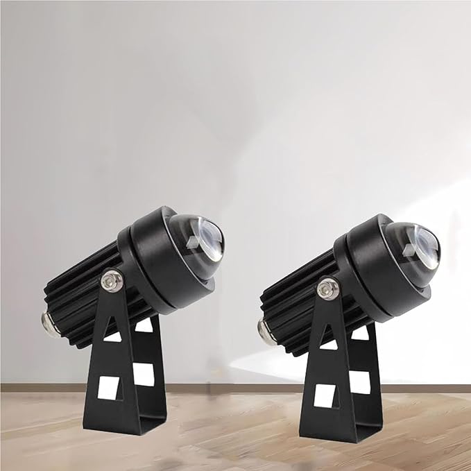 2PCS LED Spot Lights Spotlight Narrow Beam Light IP65 Outdoor Waterproof Wall Lamp Landscape Lighting AC 85-265V Spotlight Beam Light for Garden Courtyard(Blue)
