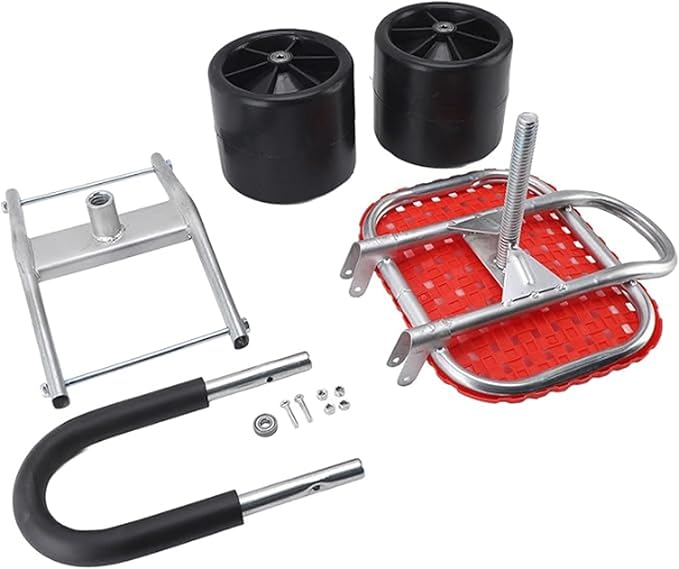 Garden Rolling Work Seats 360° Rotates Garden Rolling Stool Garden Seats Rolling Wheels Stool with 4 Wheels for Lawn(lialunA1-1)