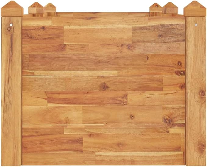 Garden Raised Bed 6.7x23.6x17.3 Solid Wood Acacia20.8 KG363448