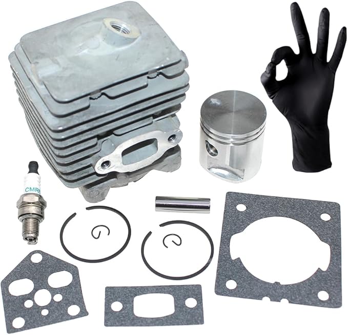 Cylinder Piston Kit for Stihl BG56 BG56C SH56 SH56C BG86 BG86C BR200 SH86 SH86C SR2004241 020 12034241 020 1204