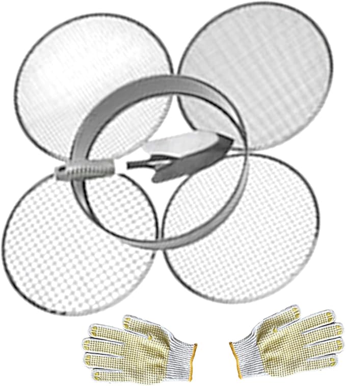 Stainless Steel Compost Sifter Garden Sieve Meshes Soil Sieve for Sawdust Grass Litter Compost Debris Garden Soil Filter