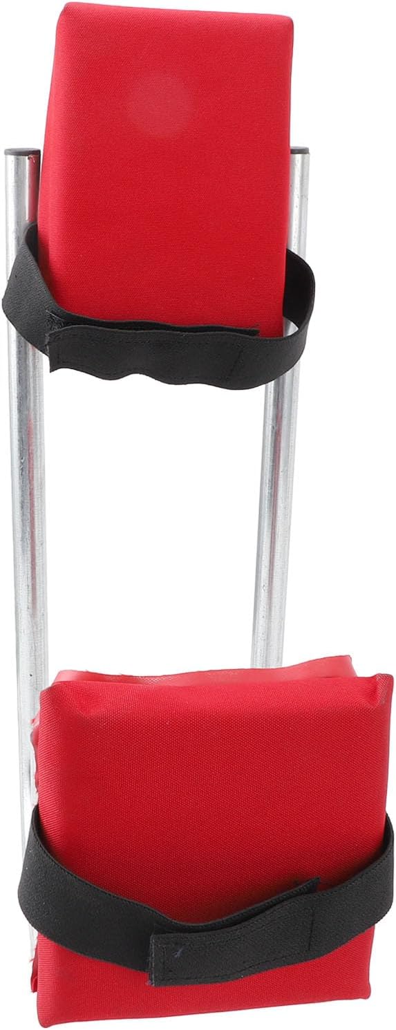 Gardening Knee Seat Labor Saving Kneeling Seat with EVA Pad Anti Numbness Leg Brace for Gardening Fishing Floor Cleaning High Load Bearing Portable Kneeling Seat for Repair Work (Red)