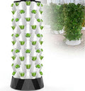 Hydroponic Tower Hydroponic Grow Kit with Hydro Pump Garden Hydroculture Growing Vertical Tower for Fresh Herb Garden Fruits Vegetables6Floors