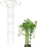 Garden Trellis for Climbing Plants Metal Plant Supports for Roses Cucumbers Obelisks Trellis for Your GardenWhite180 cm/70.8 in