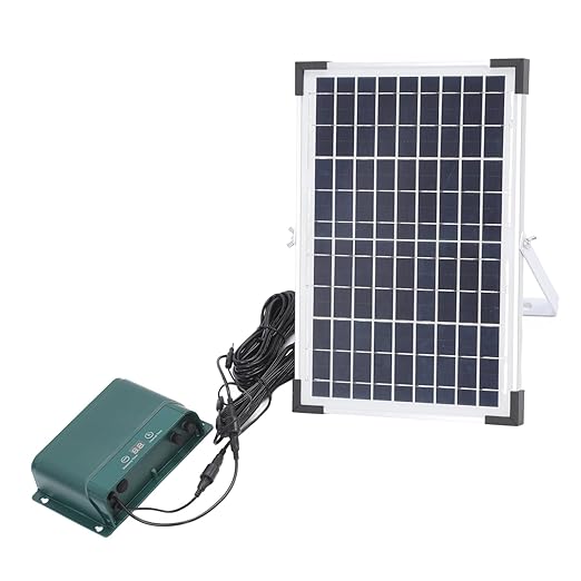 Acouto : Solar Automatic Drip Irrigation Kit Solar Powered Drip Irrigation Kit 18V 10W Polycrystalline Silicon Powered Auto Watering Gardening System Indoor
