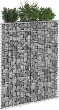 Trapezium Gabion Raised Bed Galvanized Steel 31.5x7.9x39.4