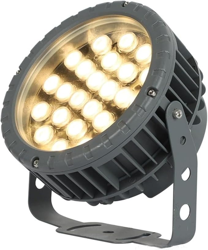 Rotation Spotlight - Landscape Lawn Lights 270° Park Tree Light Outdoor Decorative Round Flood Lamp IP65 Waterproof AC220V for Garden Villas Path Landscape Lighting(Blue24W)