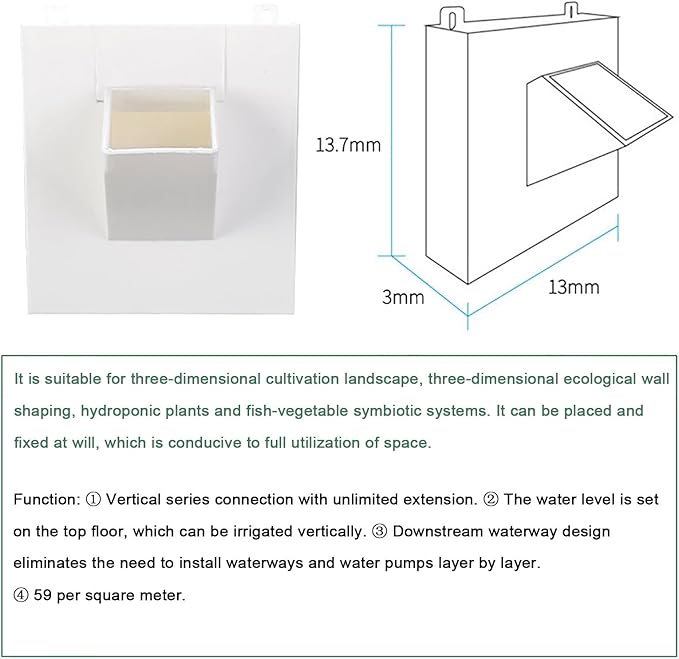 Hydroponic Growing Tower Vertical Planter Tower Hydroponics Growing System Kit for Fruits Vegetables Herbs and Miniature Greens(Large)