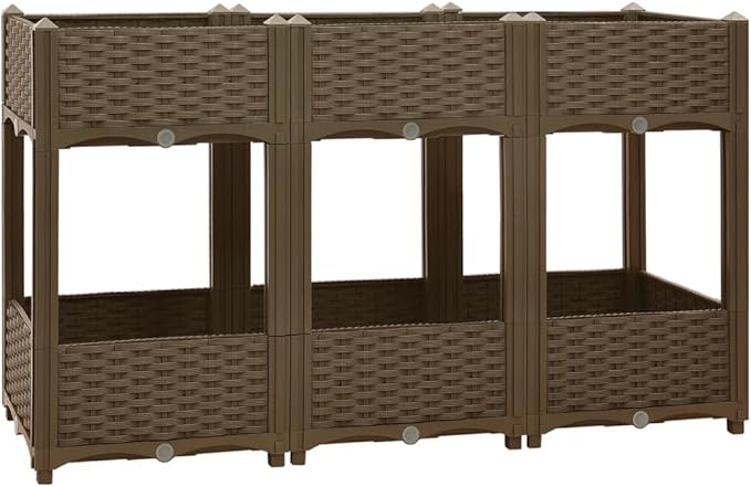 YAFF Raised Bed 47.2x15.7x28 Polypropylene (24.2lbs)