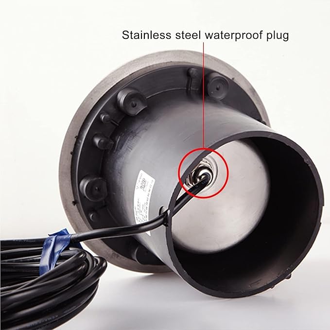 Underwater LED Landscape Light - Recessed Underwater Light 24V Low SpotlightCold White-18W