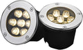 In-Ground Garden Light - Recessed Outdoor LED Spotlight Outdoor LED Floodlight IP67 Waterproof Recessed Ground LED Spotlights For Garden Construction Site Lighting(Warm White36w(85-265v))
