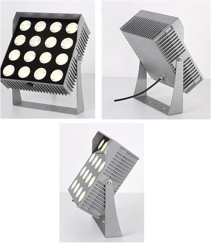 Square Narrow LED Flood Light - AC220V Spotlight Led Beam Lamp 30°A Beam of Light Spotlight Waterproof Long-Range Projection Lights Outdoor Wall Washer LampRed 4w