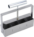 Soil Blocker Stainless Steel Soil Block Maker with Comfortable Handle Handheld Soil Block Maker for Outdoor Garden Vegetable