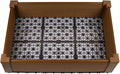 NewTechWood Composite Lumber Patio Raised Garden Bed Kit (24 x 36) (Peruvian Teak)