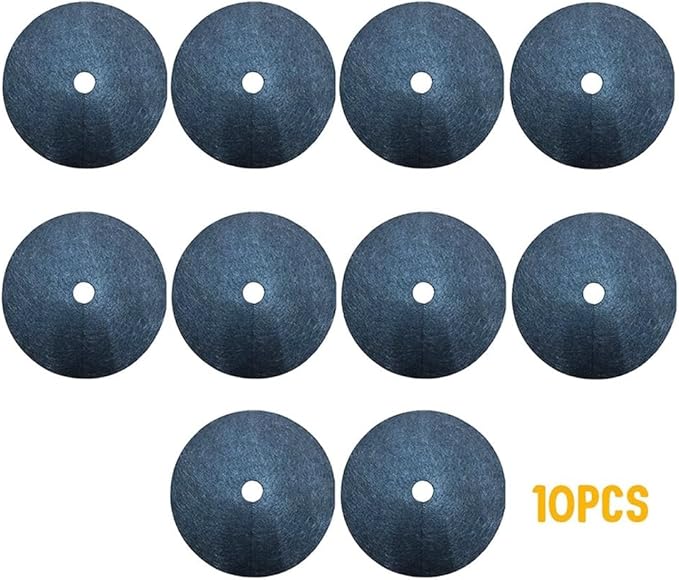 10pcs Moisturizing Mulch Weed Control Fabric for Tree Outdoor Garden Degradable Barrier Mat Non Woven Block Round Ground Cover (Size : 32x4cm)
