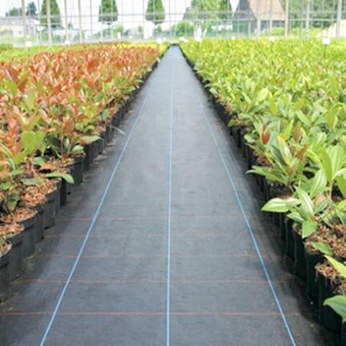 100m 90GSM Farm Greenhouse Gardening Ground Fabric Vegetable Fruit Garden Grass Weed Mat Weed Landscape Fabric Heavy Duty Cover (Size : 1.5m x 100m)