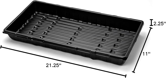 Bootstrap Farmer Extra Strength Seed Starter Kit 2 Pack Combo 2 of Each - 1020 Tray Humidity Dome 50 Cell Plug Tray