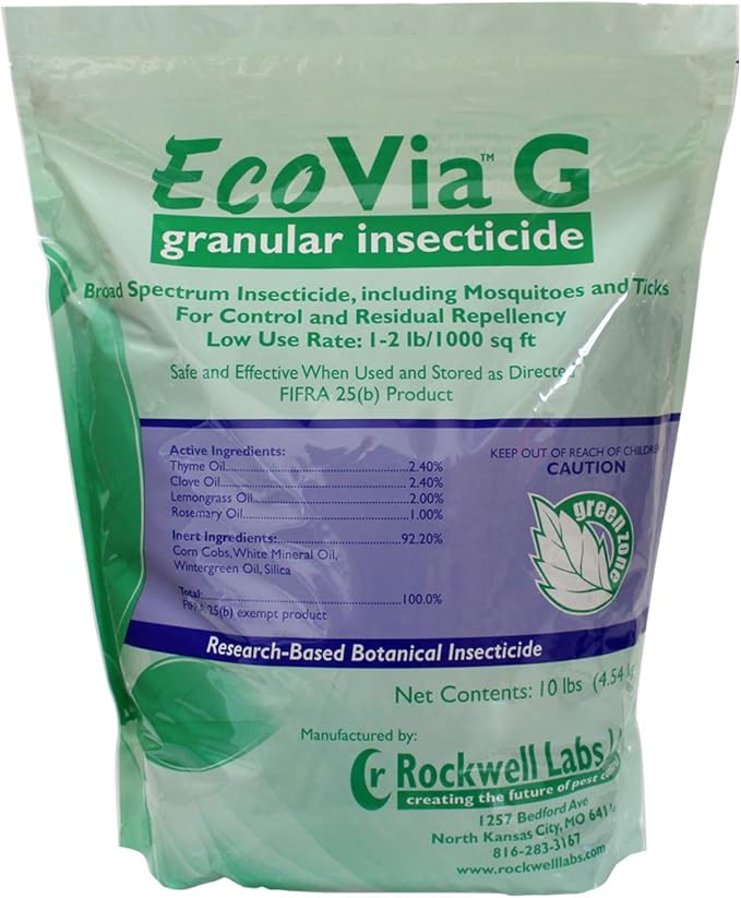 Rockwell Labs EVGI010 EcoVia G Granular Insecticide White