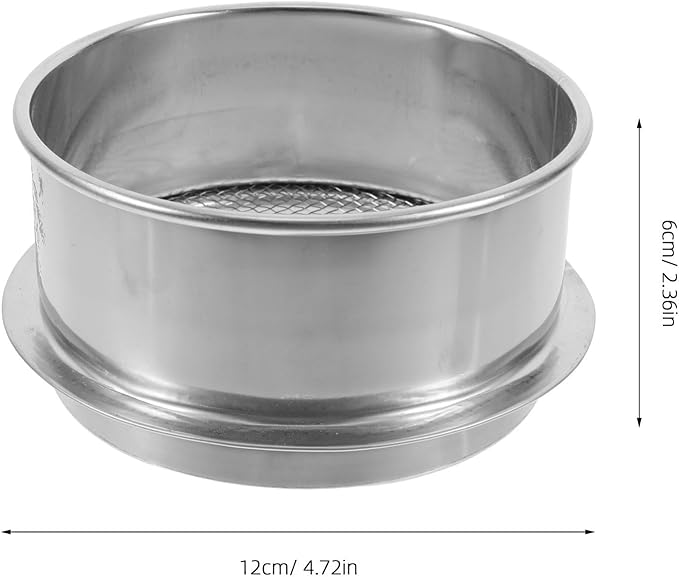 Stainless Steel Soil Sieve 3 Pcs Stainless Steel Sieve Fine Mesh Sifter for Powder Separation Soil Sifting 10 80 200 Kitchen Strainer