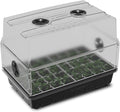 AC Infinity Humidity Dome Heavy-Duty Germination Kit with 3 mm Thickest Dome Sturdy Drip Tray 5x8 Cell Seedling Tray Vented Height Extension Panels for Seed Starting Propagation Cloning Plants