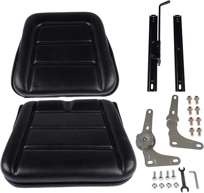 Universal Adjustable Backrest Seat for Forklift Tractor Excavator Lawn Mower and Agricultural or Construction Equipment