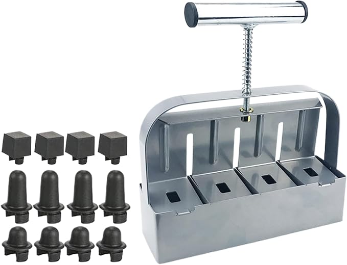 Manual Soil Compactor – 2 Inch Soil Clod Maker Gardening and Planting Tool with Non Slip Comfortable Handles | Ideal for Seedling Trays Transplanting and Greenhouse Cultivation