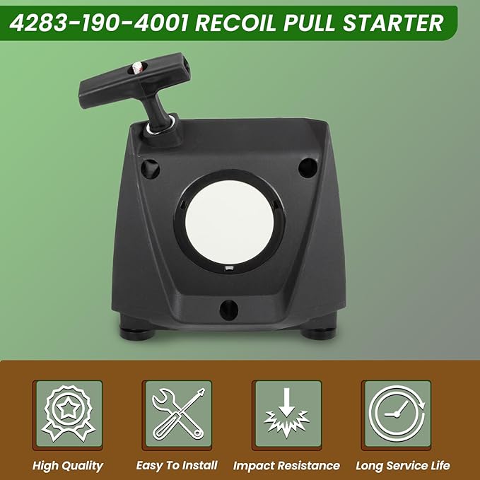 4283-190-4001 Recoil Pull Starter Compatible with Stihl BR800 BR800X Backpack Leaf Blower Pull Cord