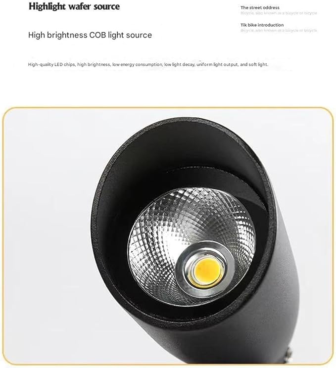 Building Exterior Wall Projector Light Ground-Mounted Insert LED Beam Narrow Spotlights IP66 WaterproofCOB Aluminum Spot Light for House Tree Garden Yard Uplighting(B-White)