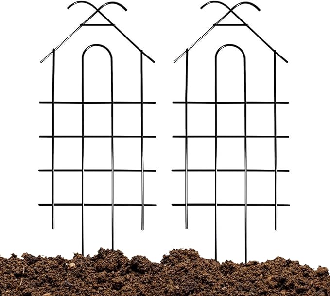 Garden Trellis Vine Stand - 20.47inch Tall Outdoor Trellisfor Indoor Doorway Gate Cucumber Tomato Vine Rose Monstera Pothos