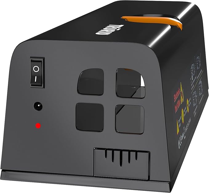 Mouse Traps and Rat Trap Indoor for Home - Powerful Electric Rodent Killer Humane and Reusable Anti-Escape Design Instantly Kills Rats Mice Chipmunks and Squirrels