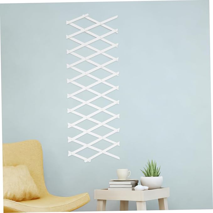 BESPORTBLE Garden Trellis Fence Panel Wood Lattice Panels for Outside Decorative Outdoor Wall Decor Plant Trellis for Potted Plants Wall