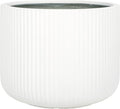 SAFAVIEH Outdoor Collection Lucca White Cement Ficonstone Planter Pot
