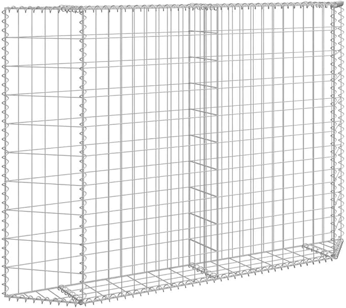 Galvanized Steel Trapezoid Raised Bed 59.1x59.1x39.4 in Silver Outdoor Planter Box for Patio Garden Flower &amp Tomato Growing