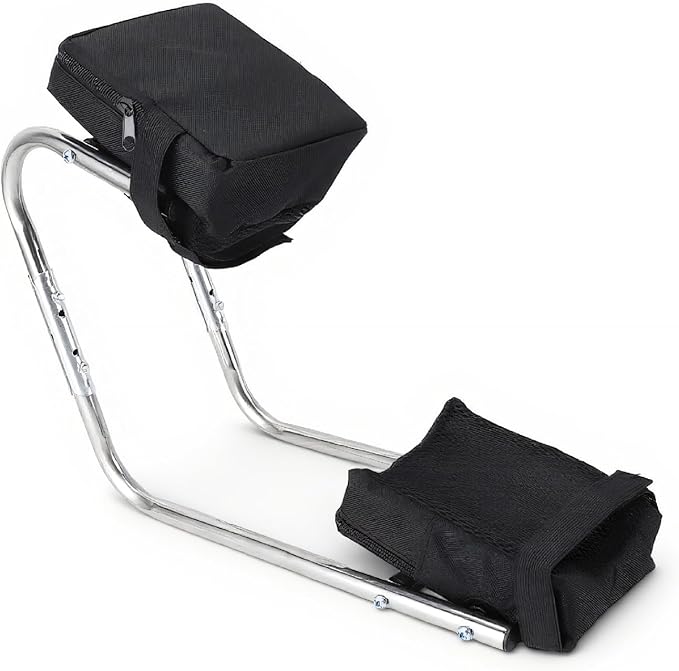ASHATA Garden Kneeler and Seat Stainless Steel Ergonomic Ankle Knee Seat Leg Brace for Gardening Work Garden Kneelers for Seniors Sturdy Gardening Tools for Gardeners
