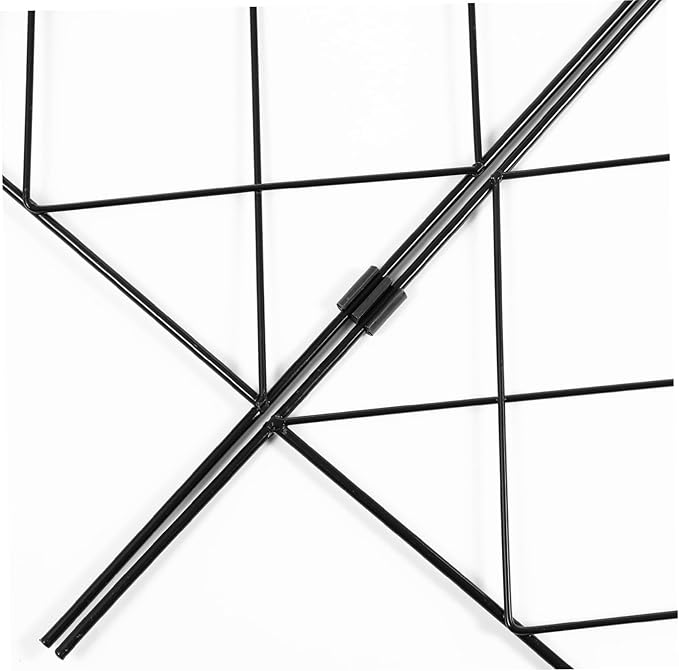 Multifunctional Foldable Garden Trellis Plant Support Rack for Climbing Vines Beans Cucumbers Grapes Iron Stand for Outdoor and Indoor Gardening