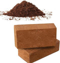1/3/5/10 Organic Fiber Coir Bricks for Plants and Gardening - Suitable for Garden Soil Seed Starting Soil and Mulch - Coconut Fiber Potting Mix (5x10x20cm) (3 pcs)