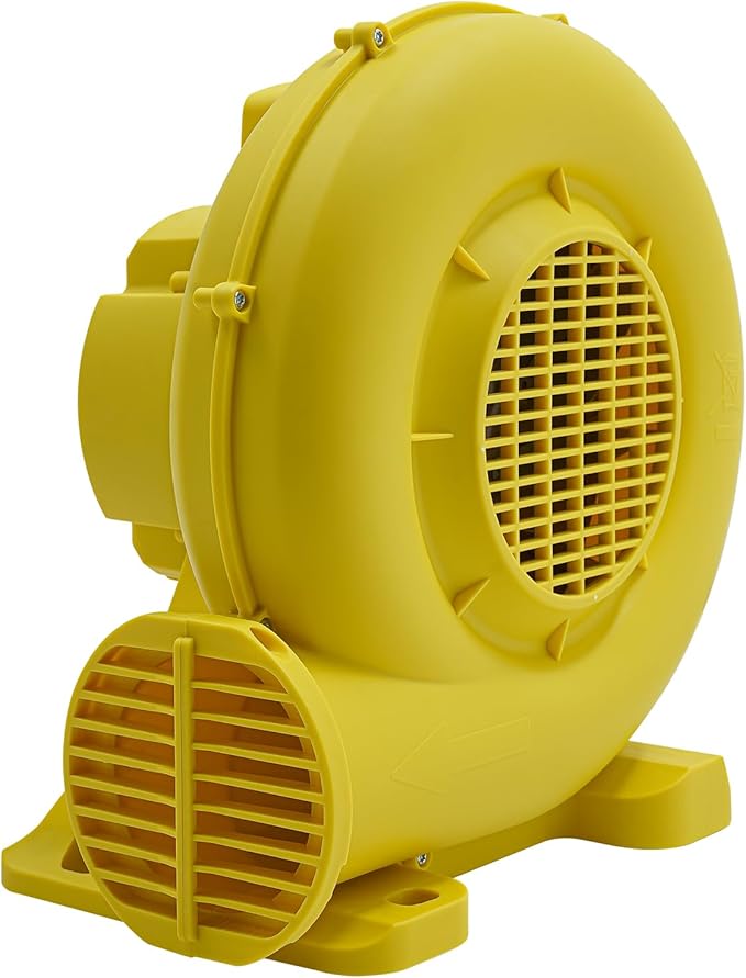 Air Blower Pump Fan 2150Pa Air Blower Jumping Bed Inflator Powerful Inflatable Bounce House Blower for Inflatable Water Slide Bouncy Castle Bounce House Speed 3250RPM 1118CFM Air Volume