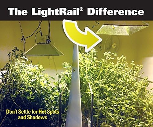 Light Rail Grow Tent 6x4 Patented Design Features Exclusively for The LightRail Light Mover