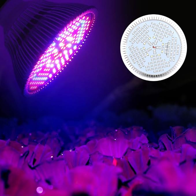 150LED 100W E27 Plant Grow Light Lamp High Efficiency Growth for Greenhouse Hydroponic Plants