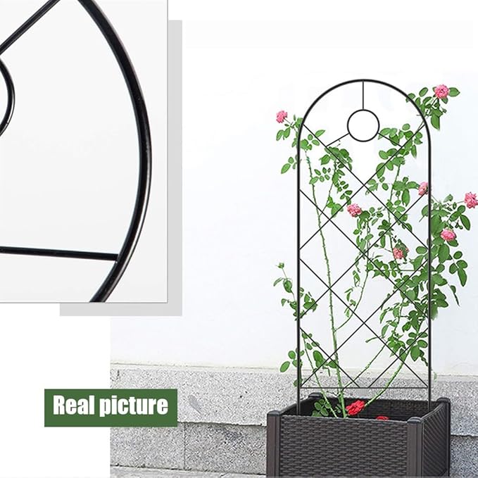 22.8 * 7.9in Metal Trellis Garden Trellis for Lawn Garden Backyard