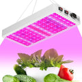 800W LED Grow Lights AC100-277V Plant Light BLoom/VEG 2Modes Dimmable Planting Fill Lamp 110V Greenhouse Tent Hydroponic Flower Vegs Succulent Potted Fruit Seeds Cultivation Lighting With Hook US Plug