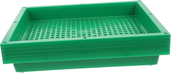 6pcs Miaopan Plant Growing Starter Multi-Hole Seed Germinating Tray Easy to Use and Transport for